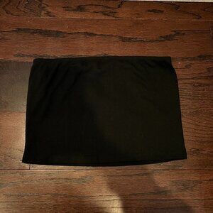 SHEIN Women's Black Strapless Cropped Tube Top Size M